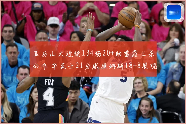 亚历山大连续134场20+助雷霆三杀公牛 华莱士21分威廉姆斯18+8展现全能